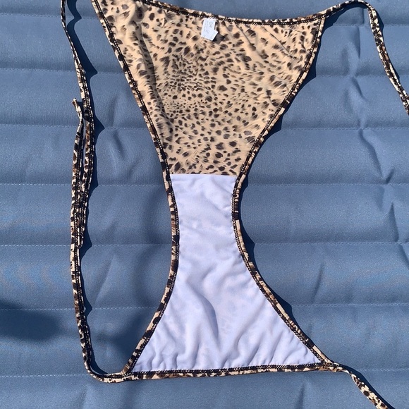 Leopard Print String Bikini - Picture 8 of 8
